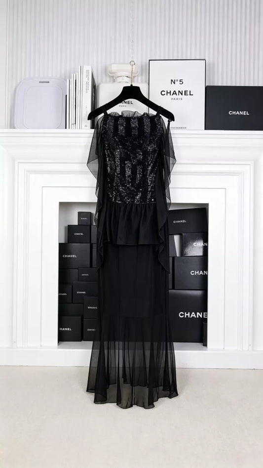 Chanel 14 Black Dress