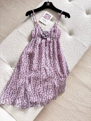 Chanel 25P pinkish-purple dress