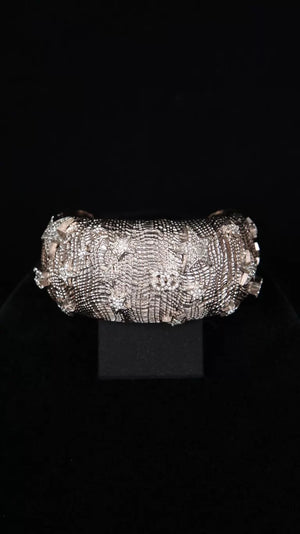 Chanel 12 Comet CC Rhinestone bracelet