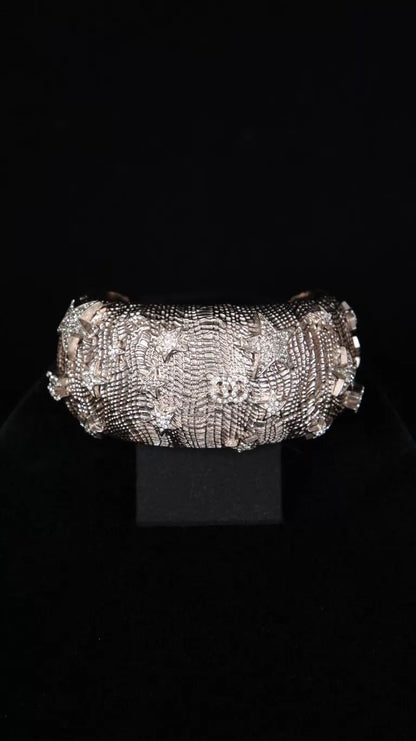 Chanel 12 Comet CC Rhinestone bracelet