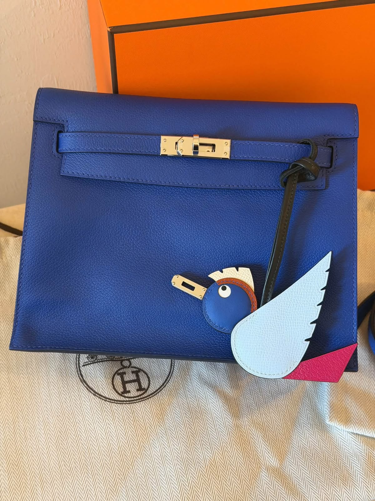 Kelly Danse Bleu Royale Evercolor Palladium hardware