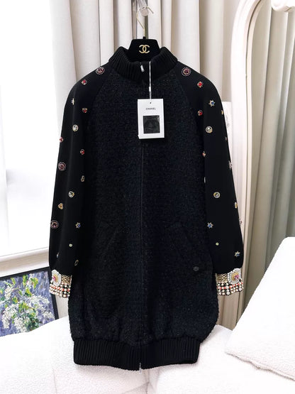 Chanel 22A black tweed dress