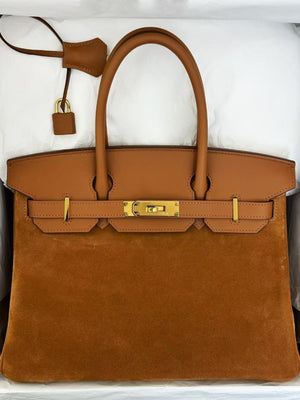 Hermes Birkin 30 grizzly gold gold hardware