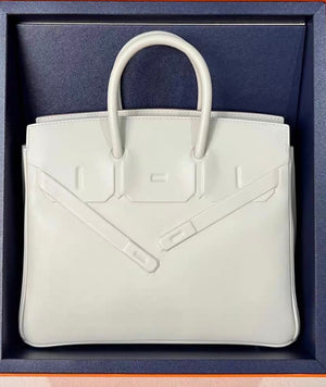 Hermes Birkin 25 Shadow Gris Perle Swift Palladium hardware