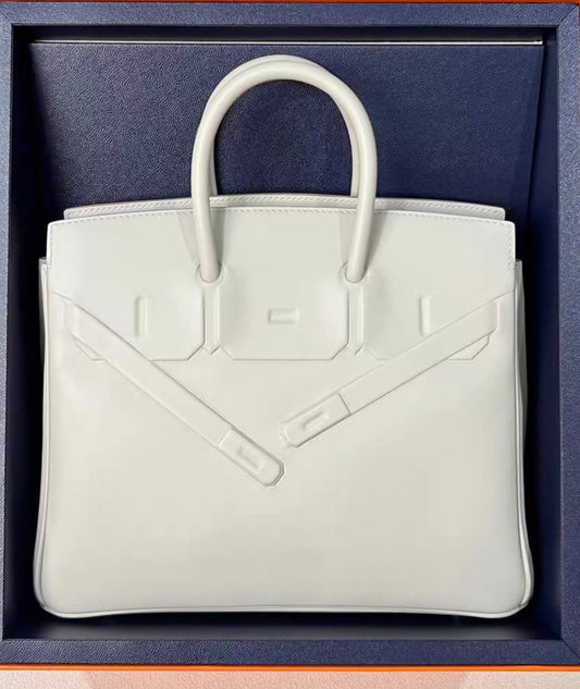 Hermes Birkin 25 Shadow Gris Perle Swift Palladium hardware
