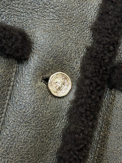 Chanel 25B brown teddy bear fur vest