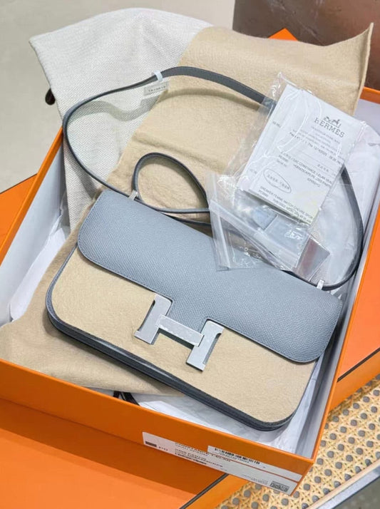 Hermes Constance Elan Gris Pantin Epsom palladium hardware