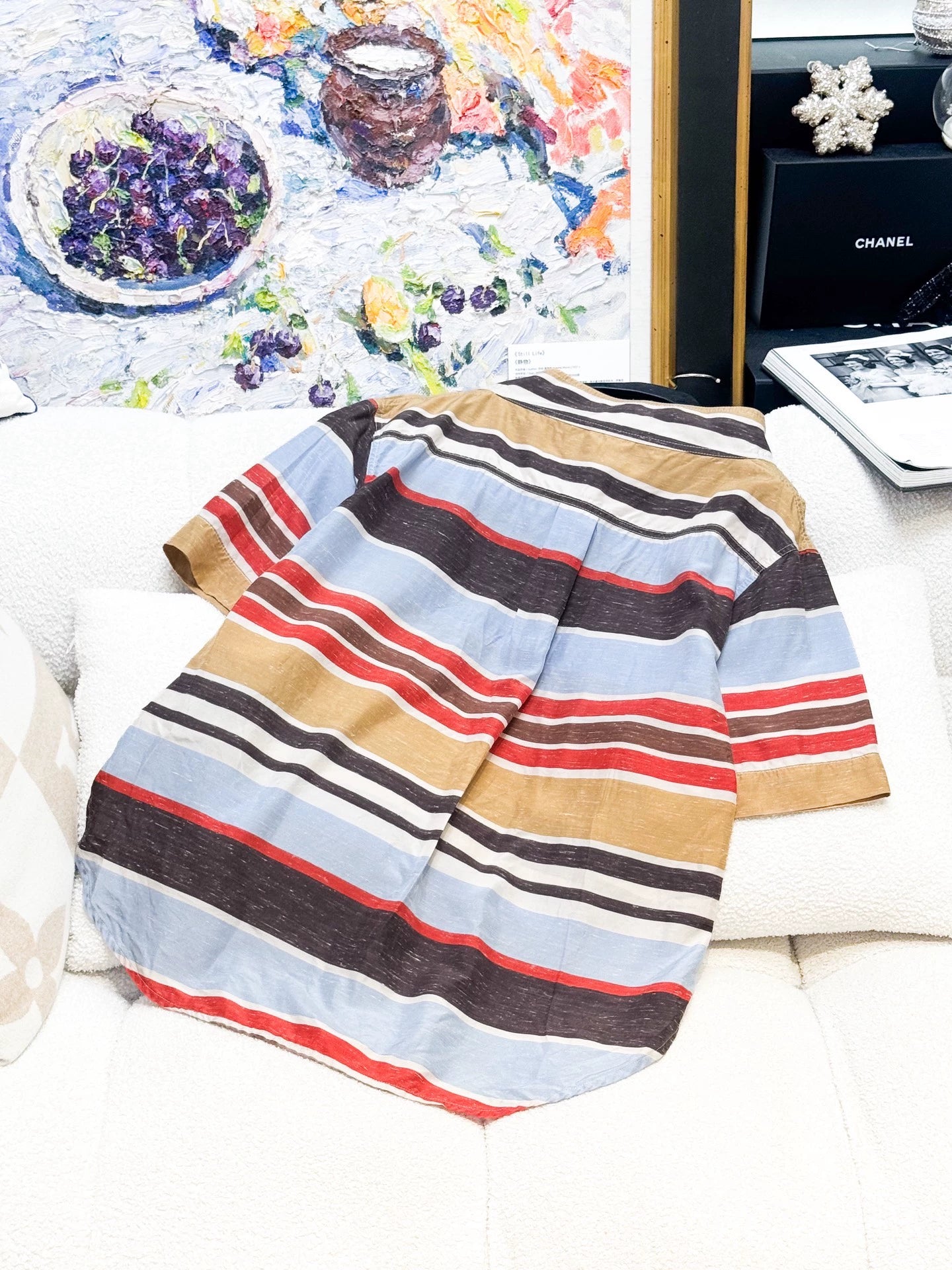 Chanel 26M color-blocked top