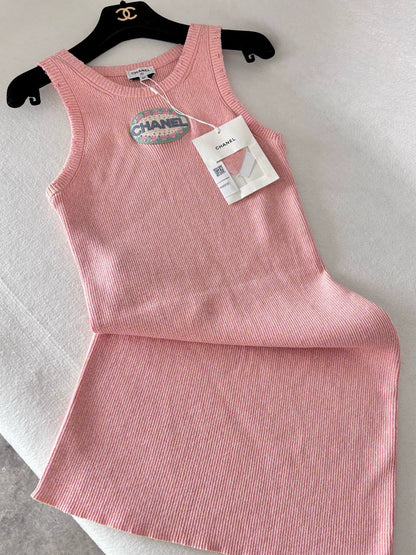 Chanel 25P Orange-pink Dress