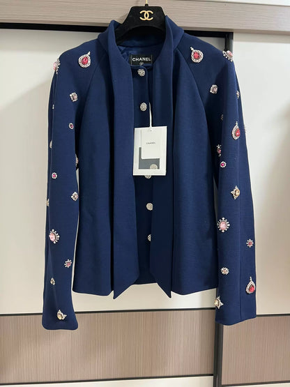 Chanel 22A Blue Gem Jacket