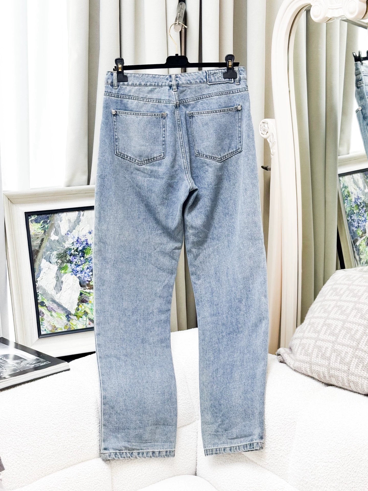Chanel 25M light blue jeans