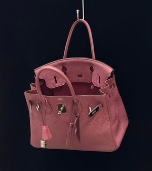 Hermes Birkin 30 Bois de Rose Togo Palladium hardware
