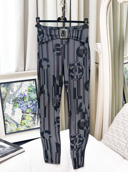 Chanel 23B black trousers