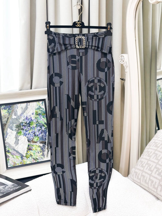 Chanel 23B black trousers