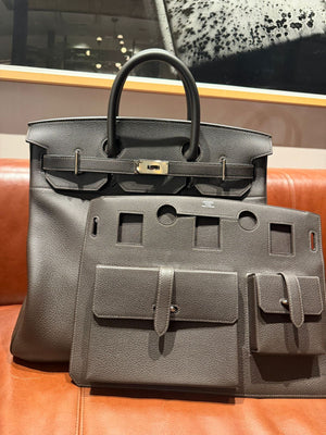 Hermès HAC 40 Haccess Black Togo Palladium hardware