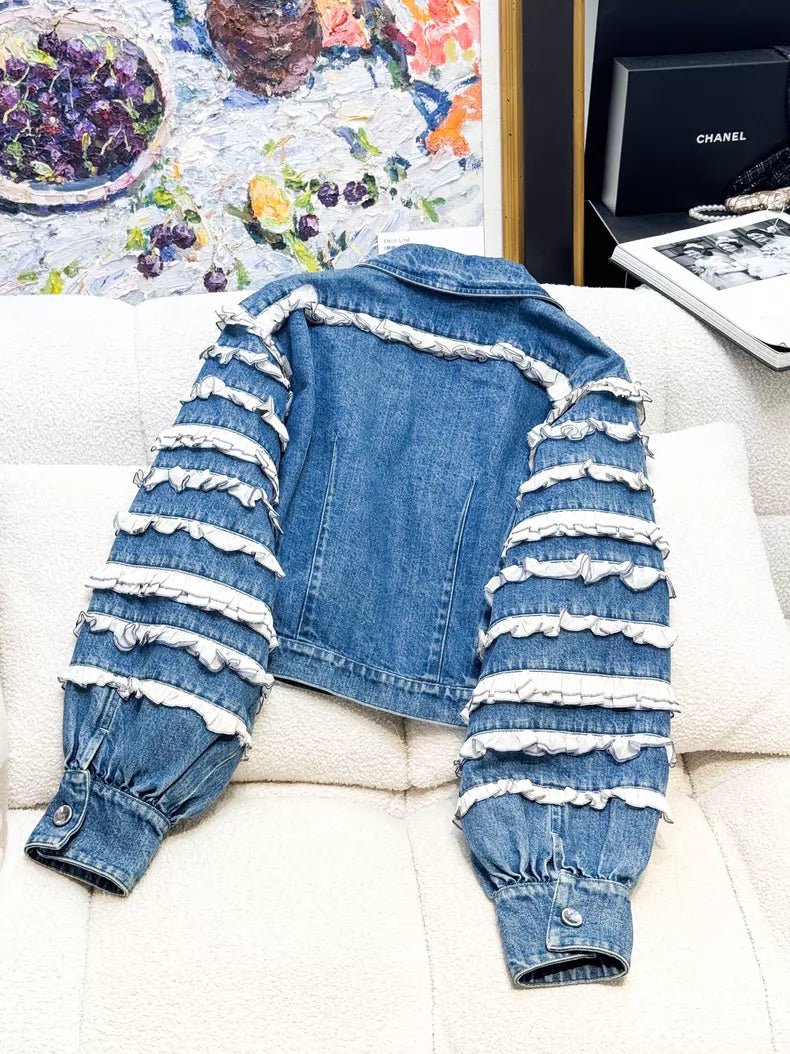 Chanel 20s denim jacket