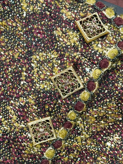 Chanel11 red and gold jacket