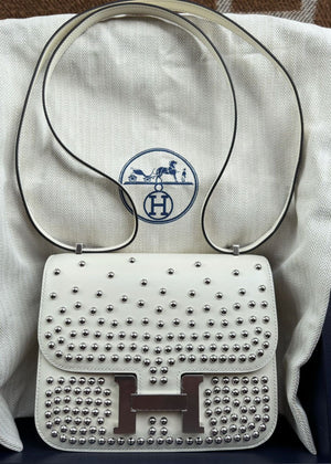 Hermes Constance 18 Cloute Nata Box Palladium hardware