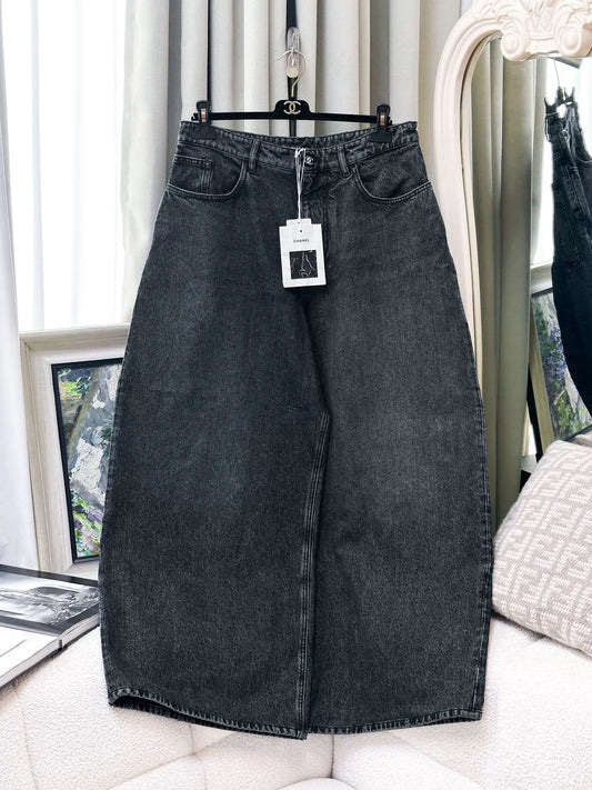 Chanel 26A dark grey jeans