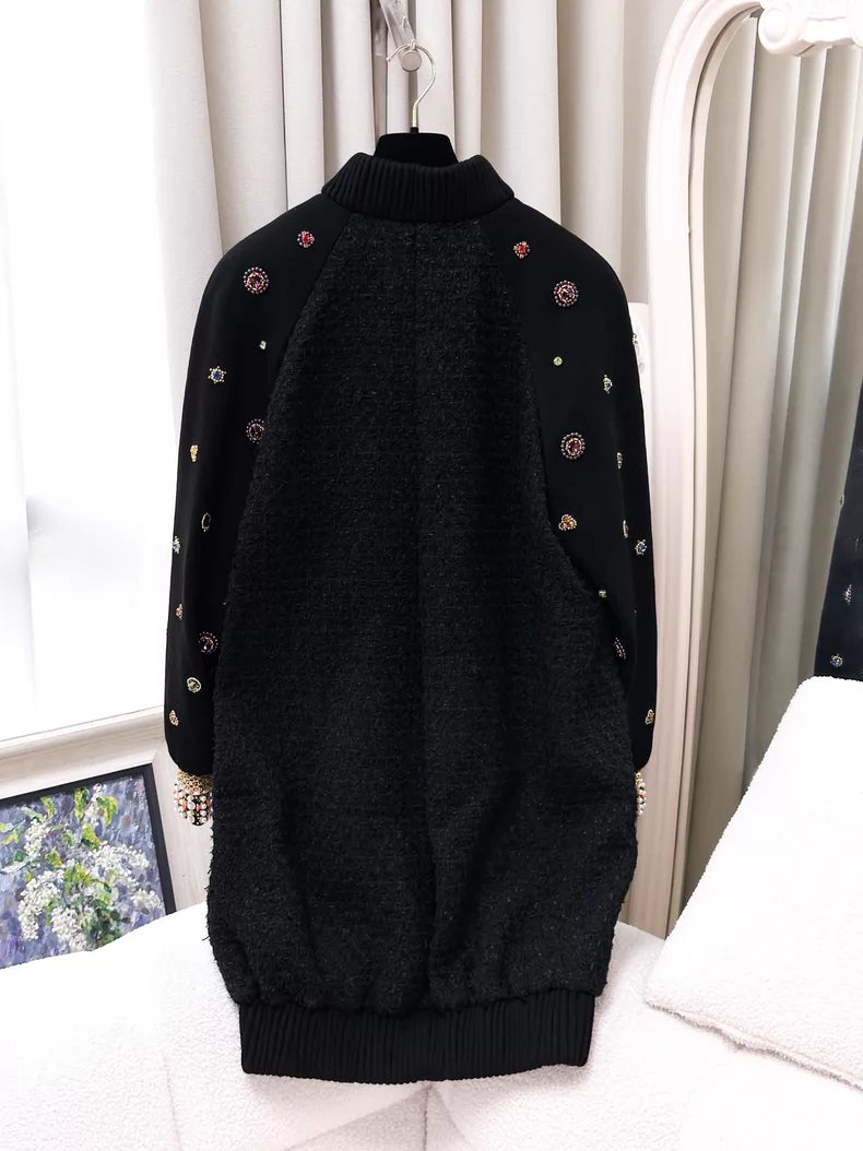 Chanel 22A black tweed dress