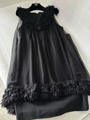 Chanel 06A Black Silk Dress