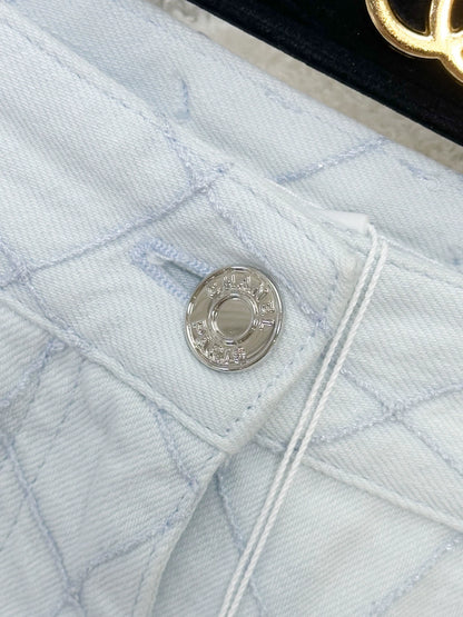 Chanel 26M light blue trousers