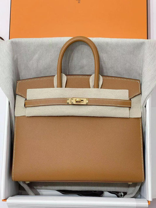 Hermes Birkin 25 Sellier Gold Epsom Gold hardware