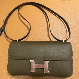 Hermes Constance Elan Vert Loden Epsom Palladium hardware