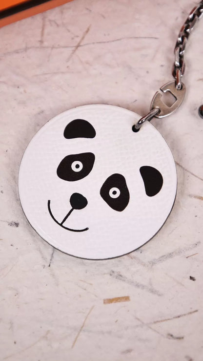 Hermes Panda Pendant Bag Charm