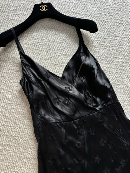 Chanel 24C Black Silk Dress