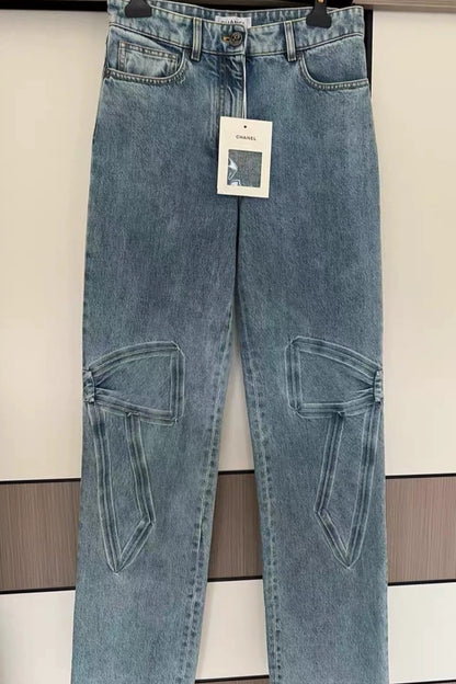 Chanel 25K blue jeans