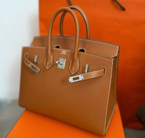 Hermes Birkin 25 Sellier Gold Epsom Palladium hardware