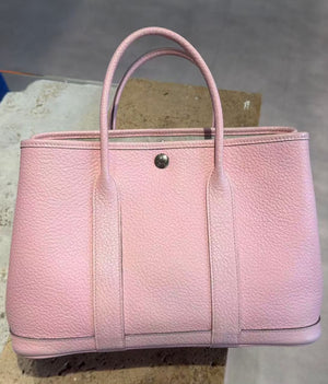Hermes garden party 30 Sakura Clemence Palladium hardware