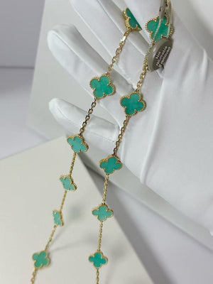 Van Cleef & Arpels 20 motif amazonite yellow gold ultra rare