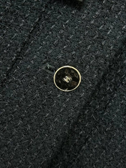 Chanel 26P black tweed jacket