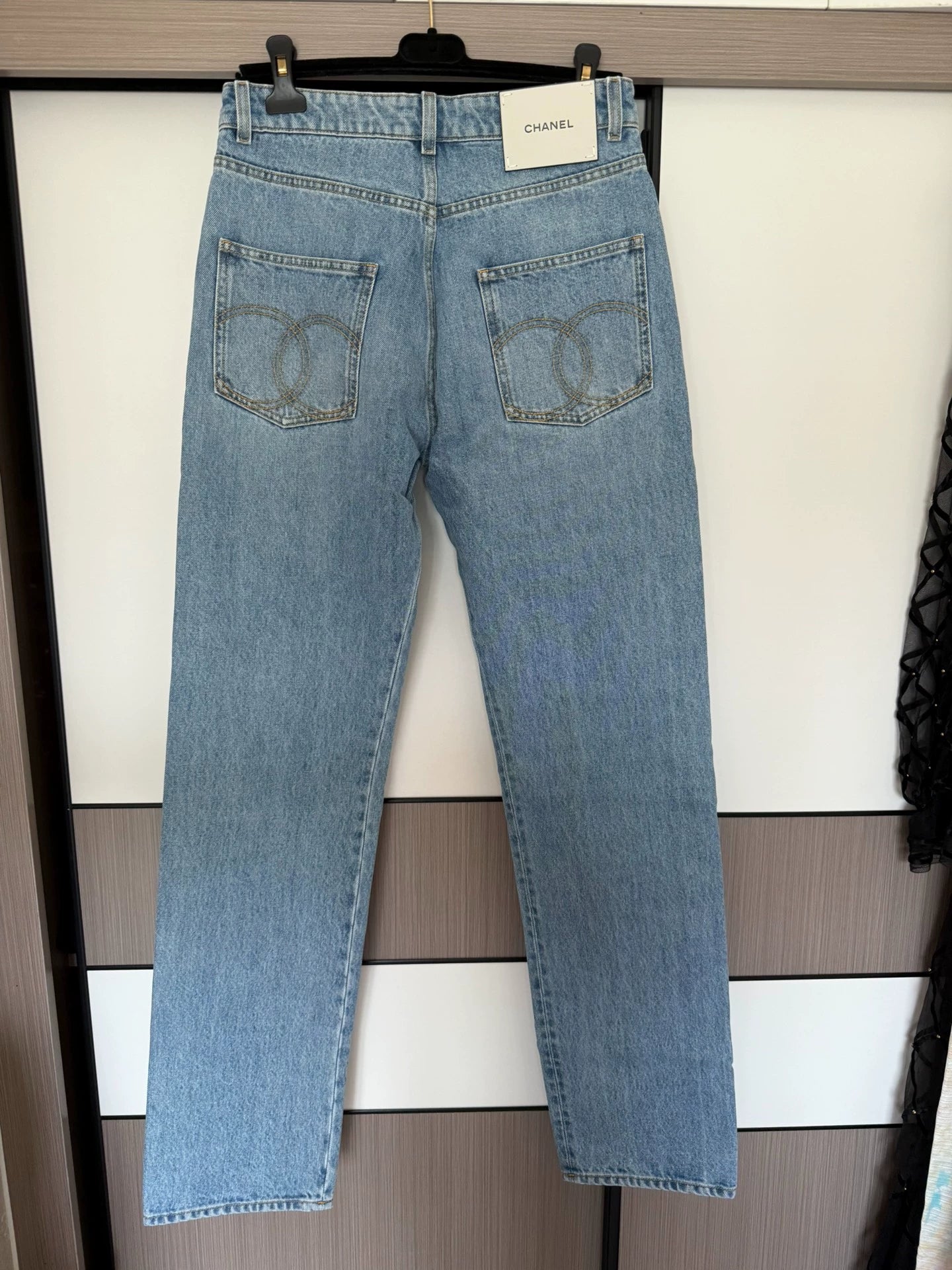 Chanel 26A straight leg jeans