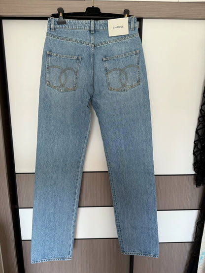 Chanel 26A straight leg jeans