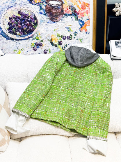 Chanel 25C green jacket