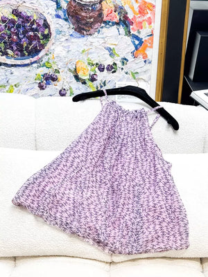 Chanel 25S pink purple top