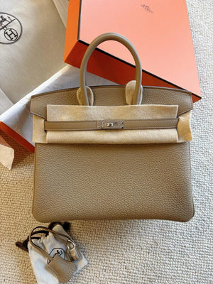 Hermes Birkin 25 Beige Marfa Togo Palladium hardware