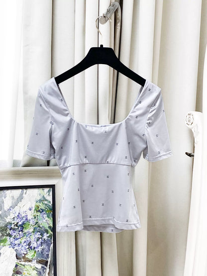 Chanel 24M Silver-grey Top