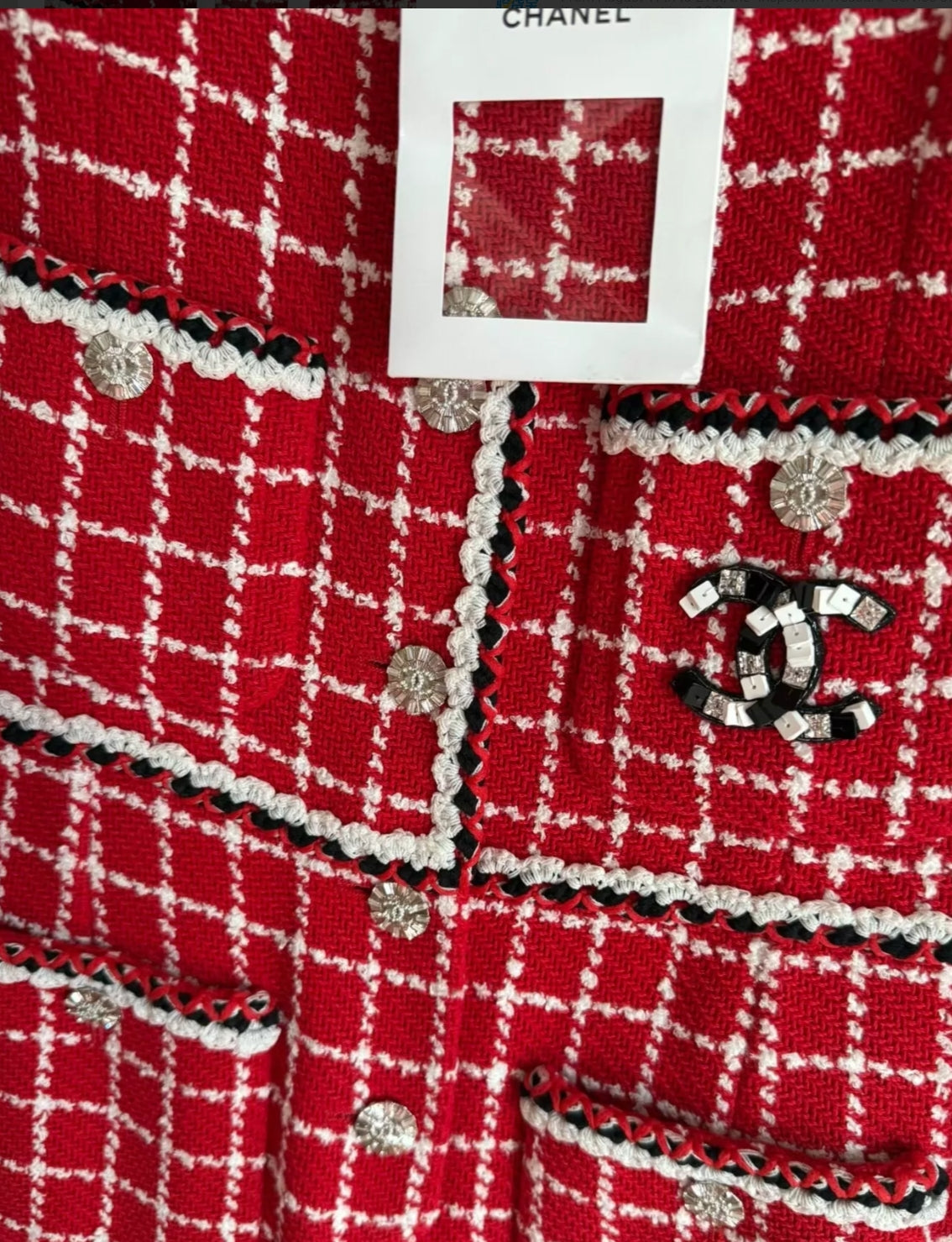 Chanel 23C red jumpsuit