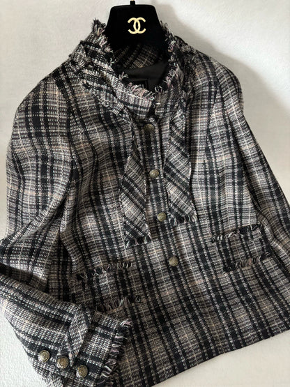 Chanel 05A Black Tweed Jacket