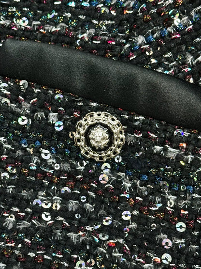 Chanel 20A mixed-color tweed jacket