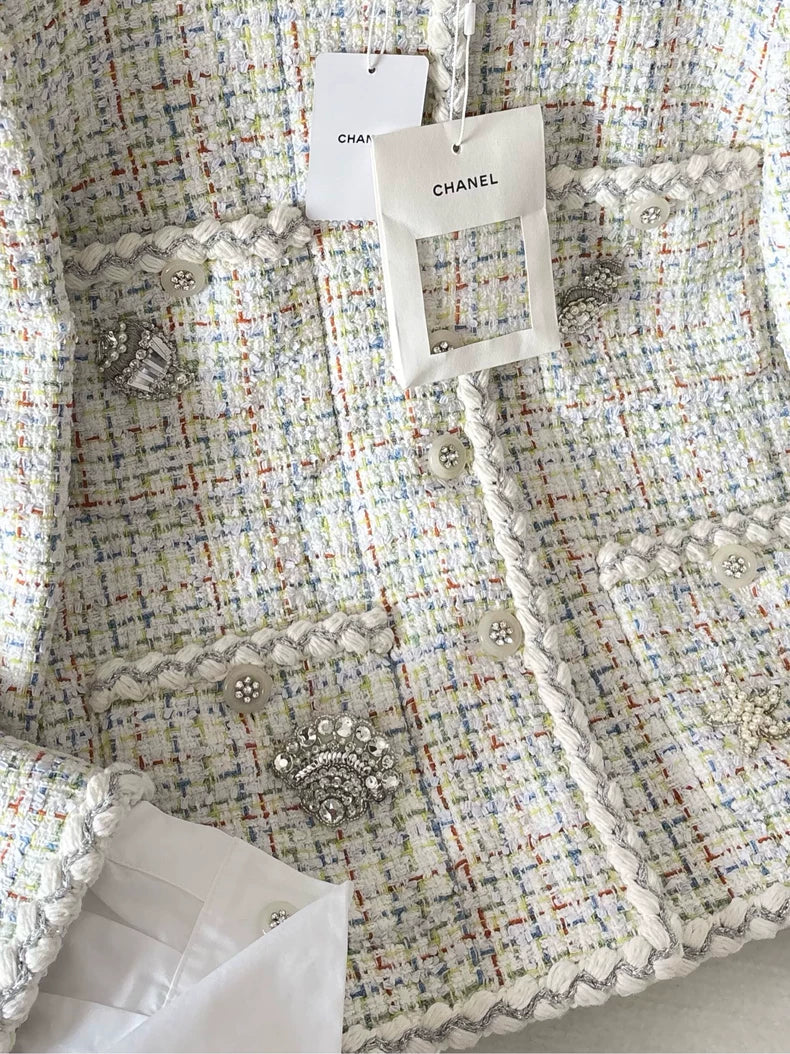 Chanel 25C Shell Embroidery Hooded Jacket