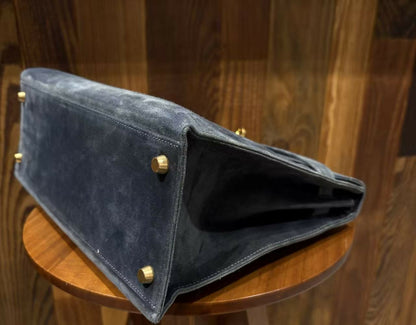 Hermes vintage Kelly 32 doblis blue