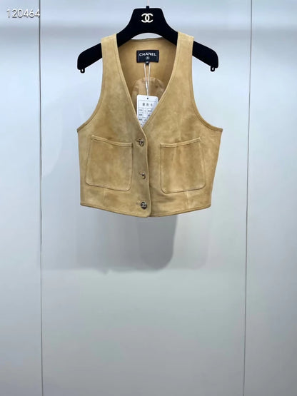 Chanel 24P suede vest