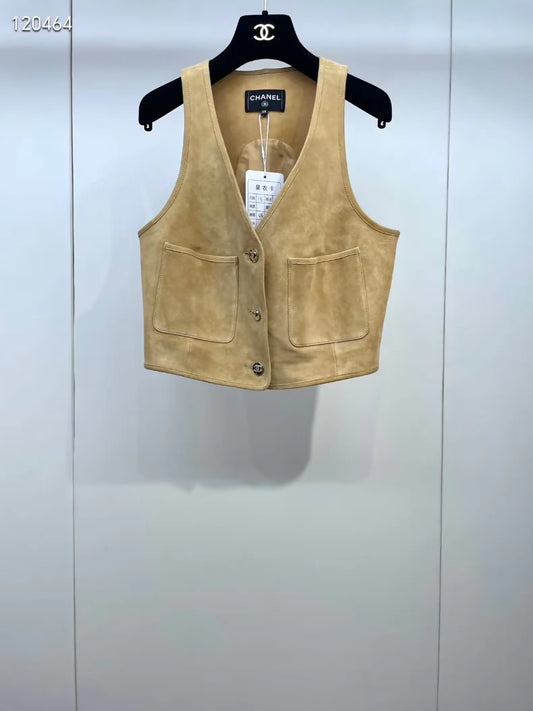 Chanel 24P suede vest