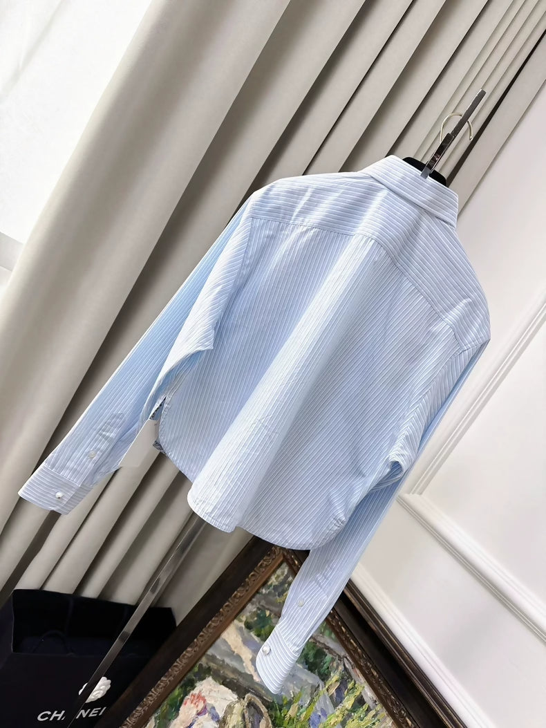 Chanel 26S blue shirt