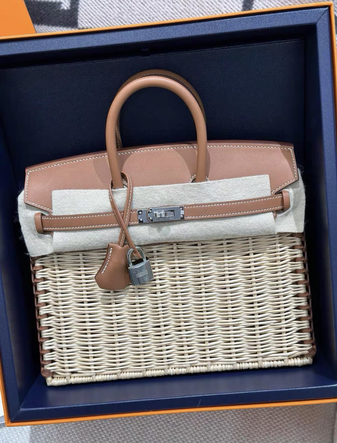 HERMÈS Limited Edition Birkin Picnic 25 handbag